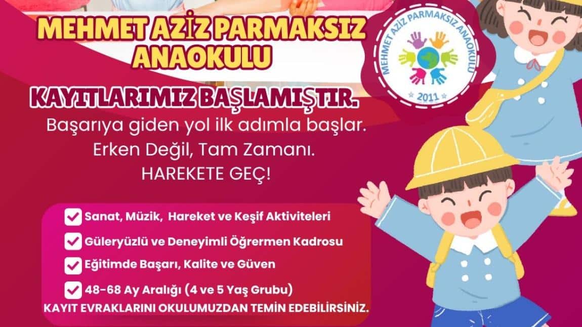 ANAOKULU KAYITLARIMIZ DEVAM ETMEKTEDİR.